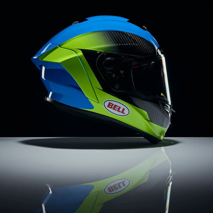 Bell Race Star DLX Flex Helmet in action Bell Race Star DLX Flex Helmet in action